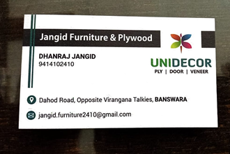 Jangid-Furniture-and-Plywood-In-Banswara